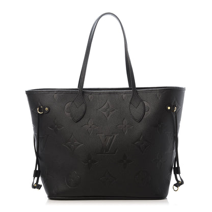 Louis Vuitton Empreinte Monogram Giant Neverfull MM Black 1 of 9