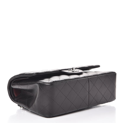 Chanel Lambskin Quilted Jumbo Double Flap Black 5 of 10