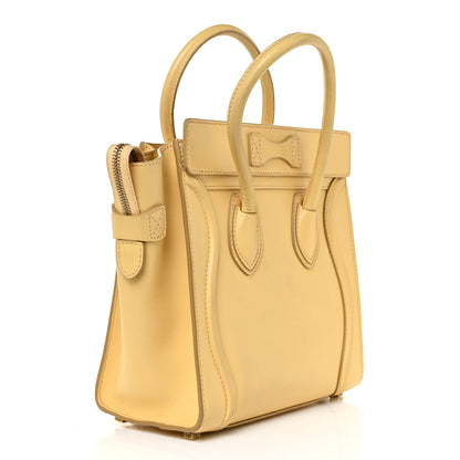 Celine Smooth Calfskin Micro Luggage Butter 2 of 21