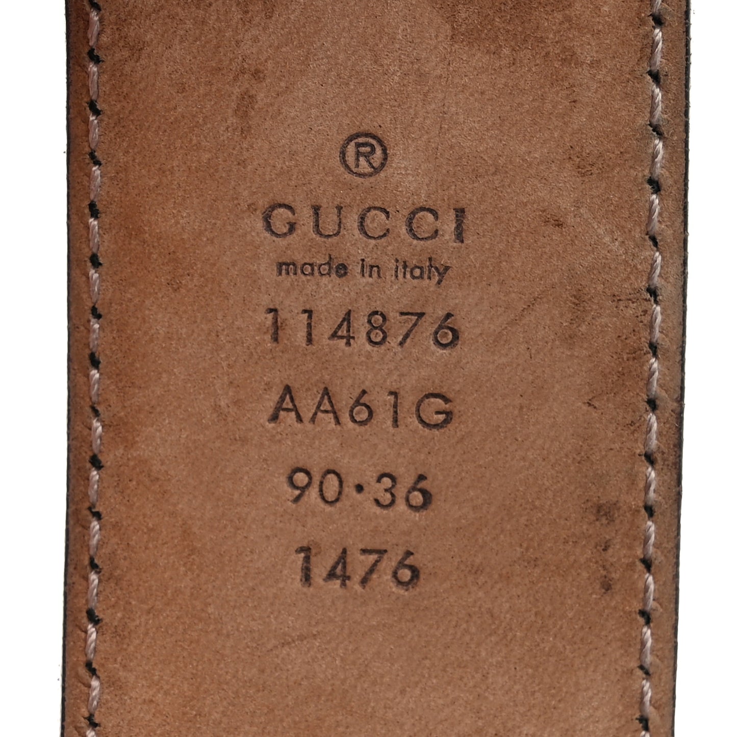 Guccissima Signature Interlocking G 40mm Belt 90 36 Black