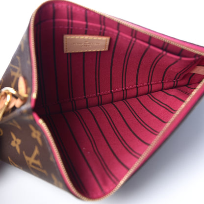 Louis Vuitton Monogram Neverfull MM GM Pochette Pivoine 5 of 9