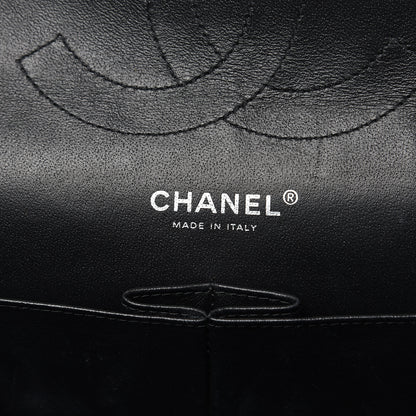 Chanel Patent Quilted Jumbo Double Flap Black 6 of 19