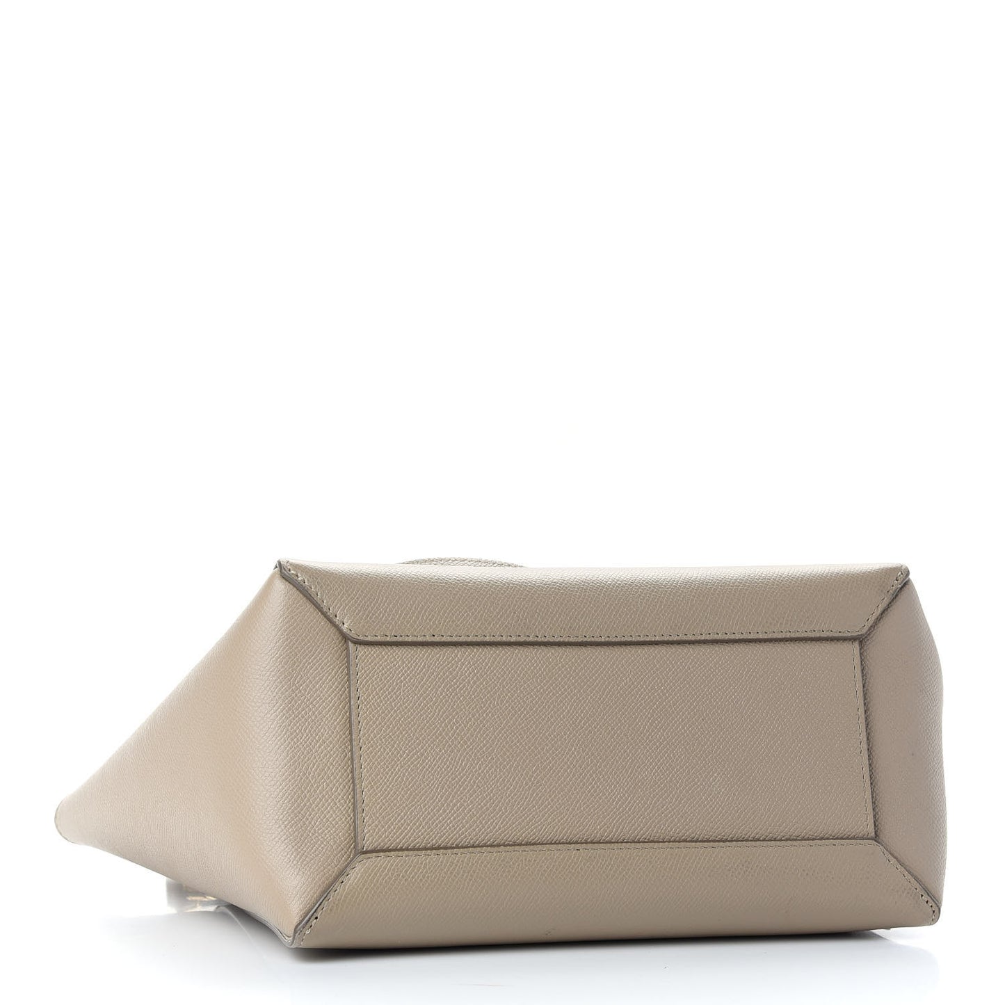 Grained Calfskin Micro Belt Bag Light Taupe