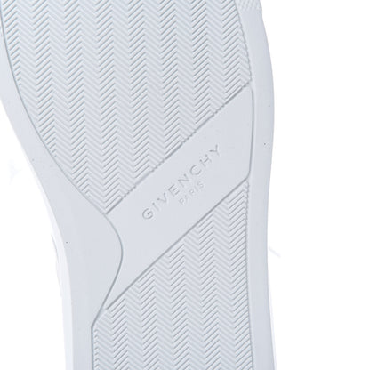 Givenchy Calfskin Reverse Logo Urban Street Sneakers 39 White Red 6 of 8