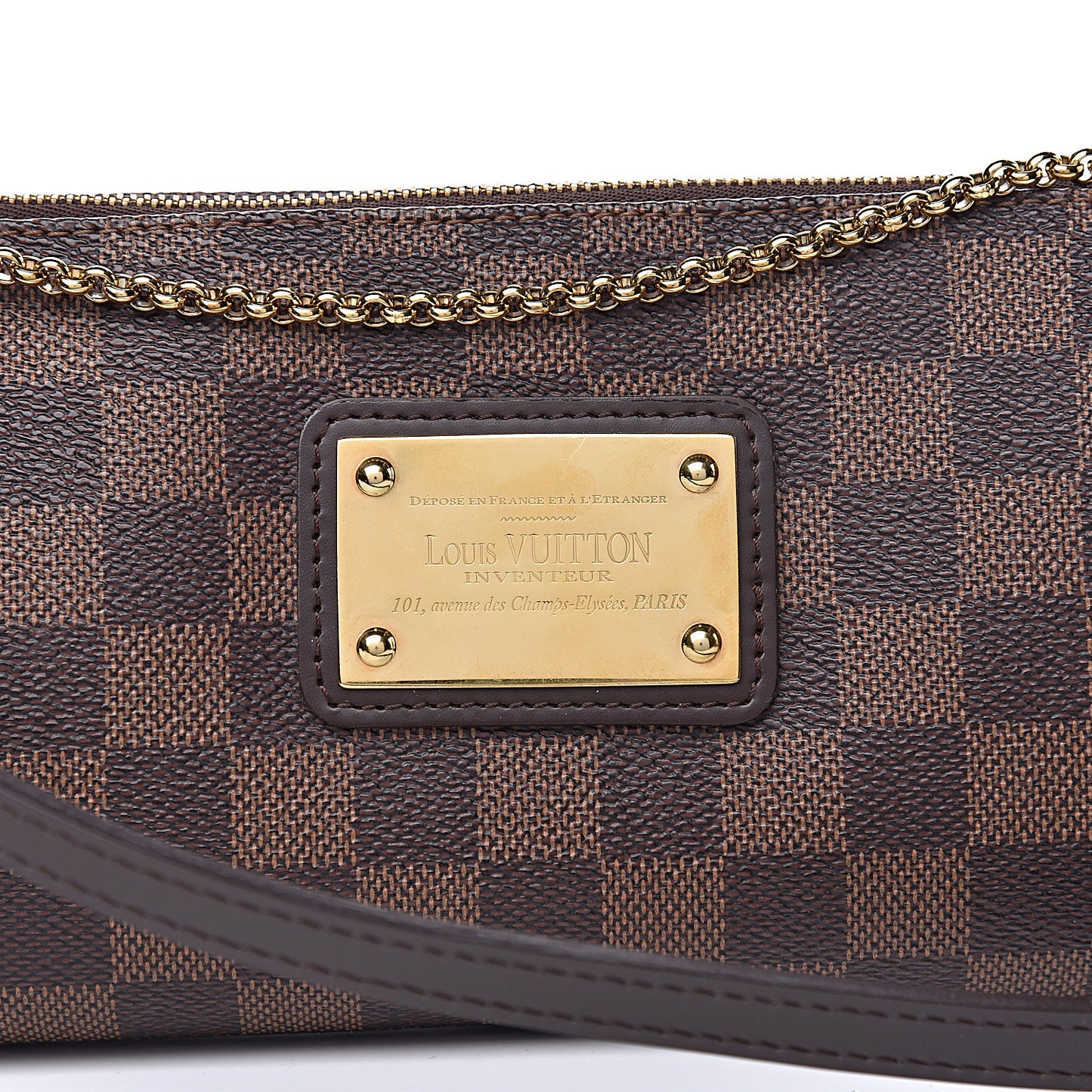 Damier Ebene Eva Clutch