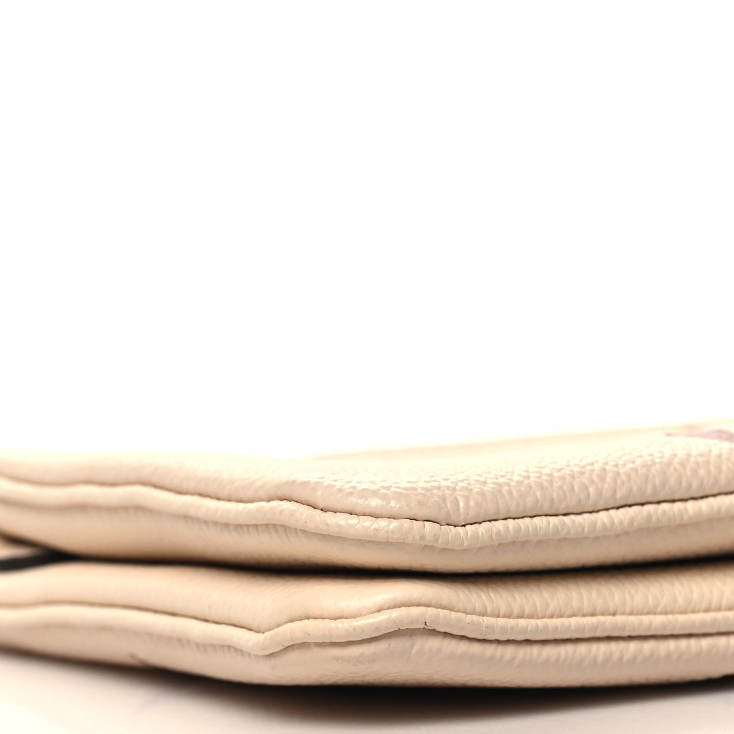 Empreinte Monogram Giant Double Zip Pochette Creme Bois de Rose