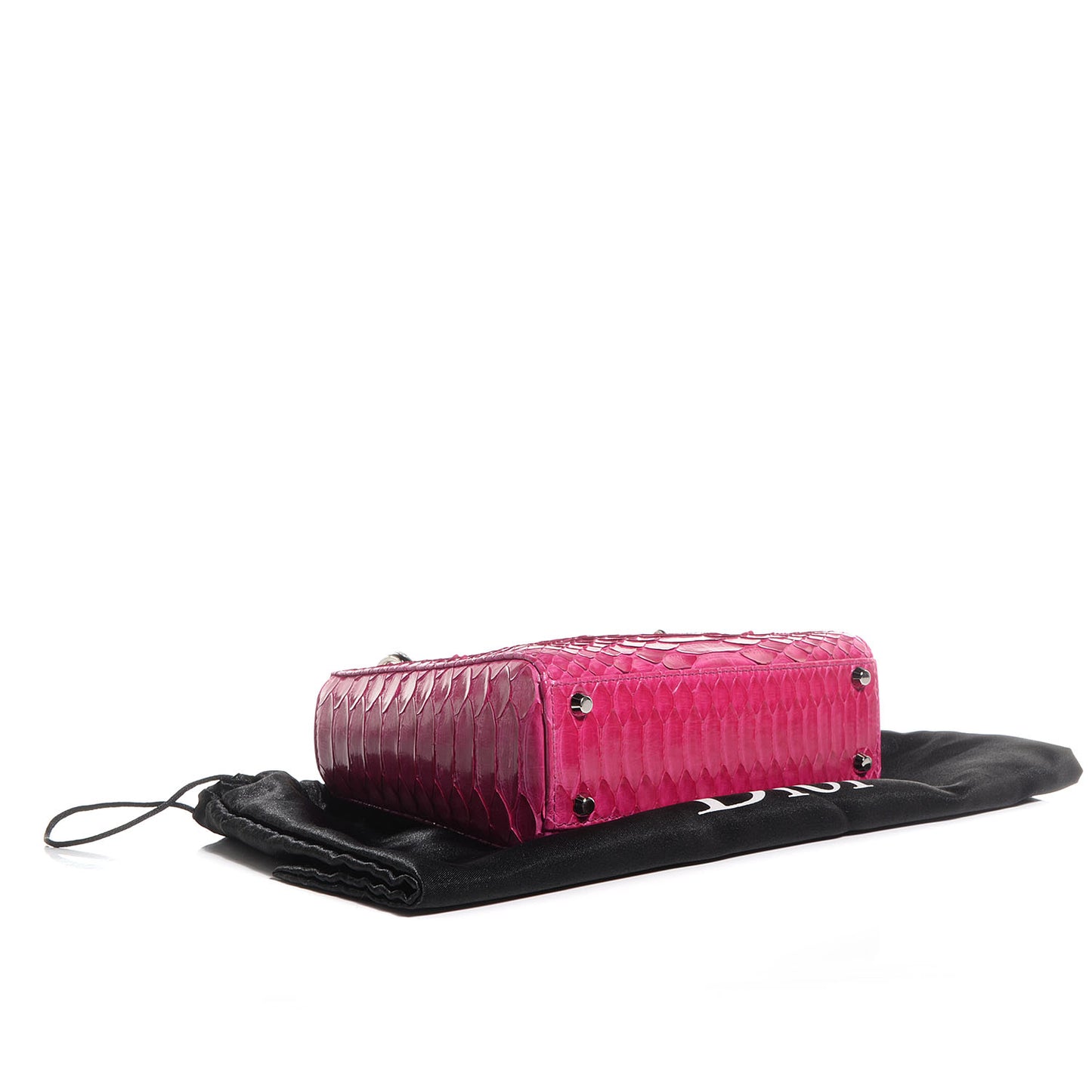 Python Crystal Mini Lady Dior Pink