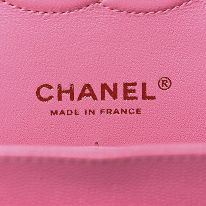 Chanel Caviar Quilted Medium Double Flap Pink 6 of 10