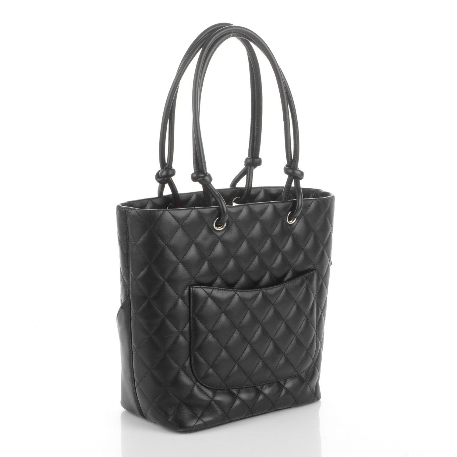 Chanel Calfskin Quilted Medium Cambon Tote Black 3 of 7