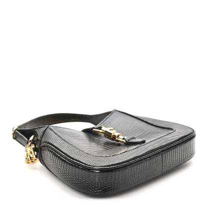 Gucci Lizard Mini Jackie 1961 Black 4 of 11