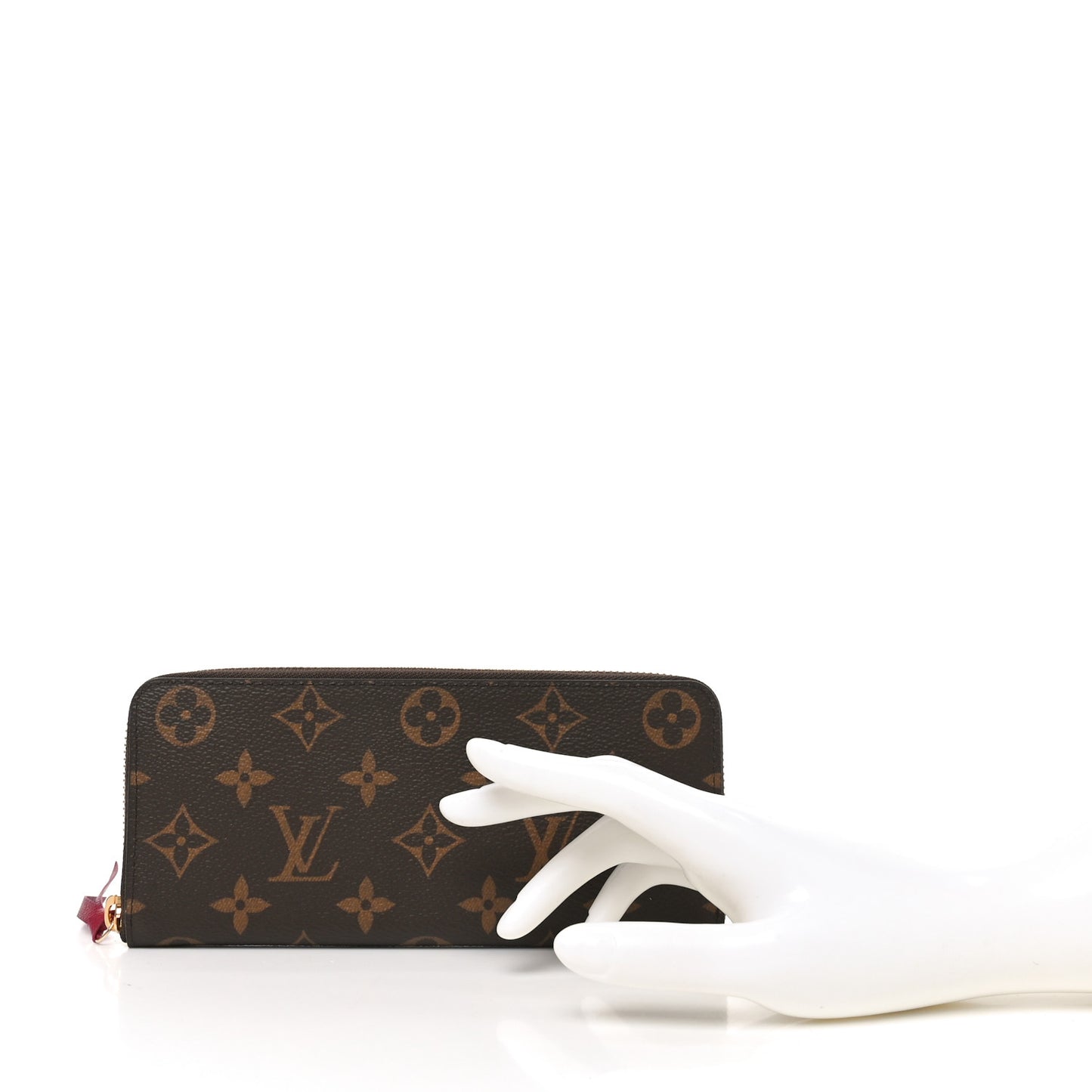 Monogram Clemence Wallet Fuchsia