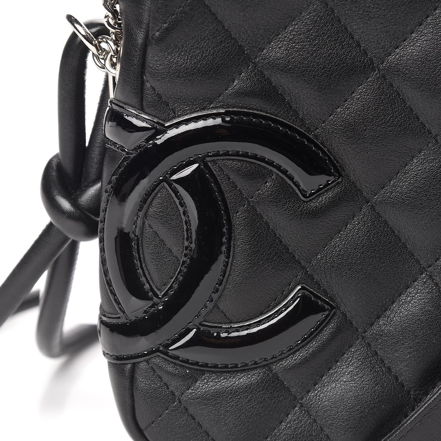 Chanel Calfskin Quilted Small Cambon Messenger Black 8 of 10
