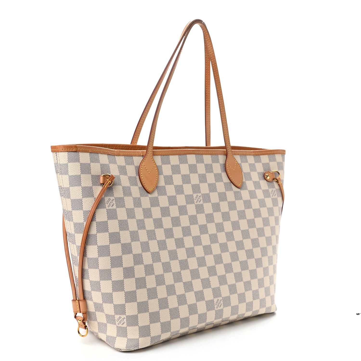 Louis Vuitton Damier Azur Neo Neverfull MM Rose Ballerine 2 of 13