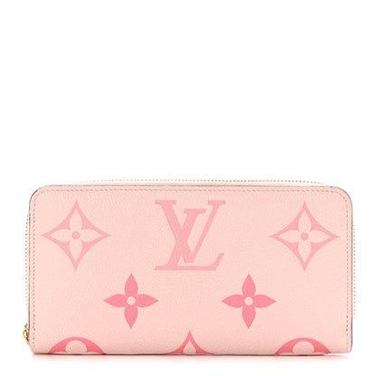Louis Vuitton Empreinte Monogram Giant By The Pool Zippy Wallet Bouton De Rose 1 of 8