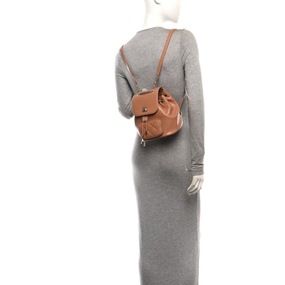 Chanel Caviar Quilted Mini Business Affinity Backpack Brown 2 of 10