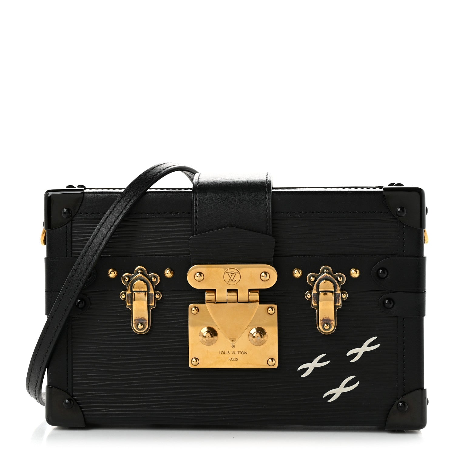 Louis Vuitton Epi Petite Malle Black 1 of 9
