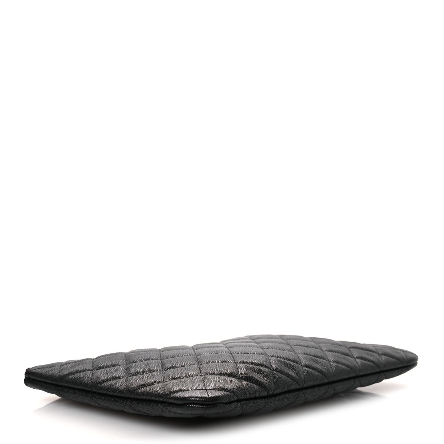 Caviar Quilted Medium Cosmetic Case Black