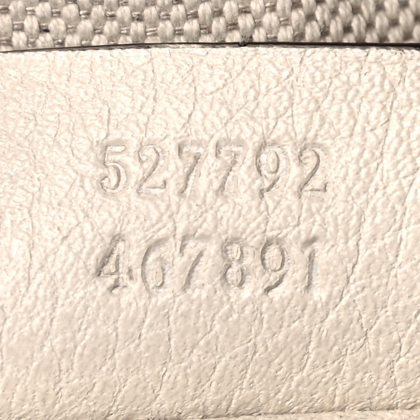 Grained Calfskin Small Logo Belt Bag White