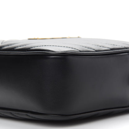 Saint Laurent Calfskin Matelasse Monogram Lou Camera Bag Black 9 of 9