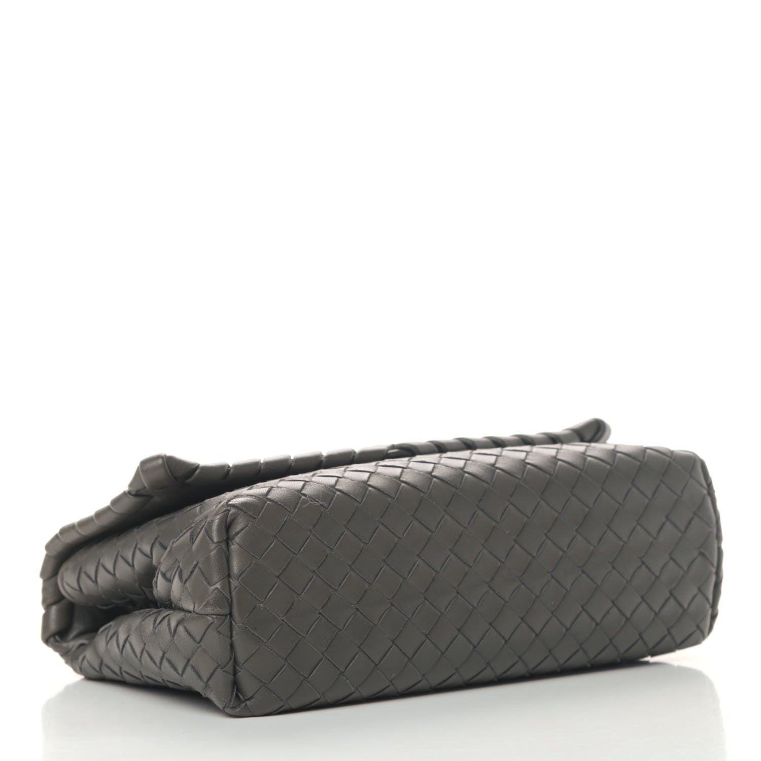 Bottega Veneta Nappa Intrecciato Baby Olimpia Shoulder Bag Steel 3 of 7