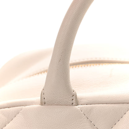 Versace Nappa Quilted Icon Bowler White 13 of 18