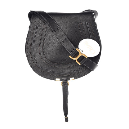 Chloe Calfskin Medium Marcie Round Crossbody Bag Black 1 of 9
