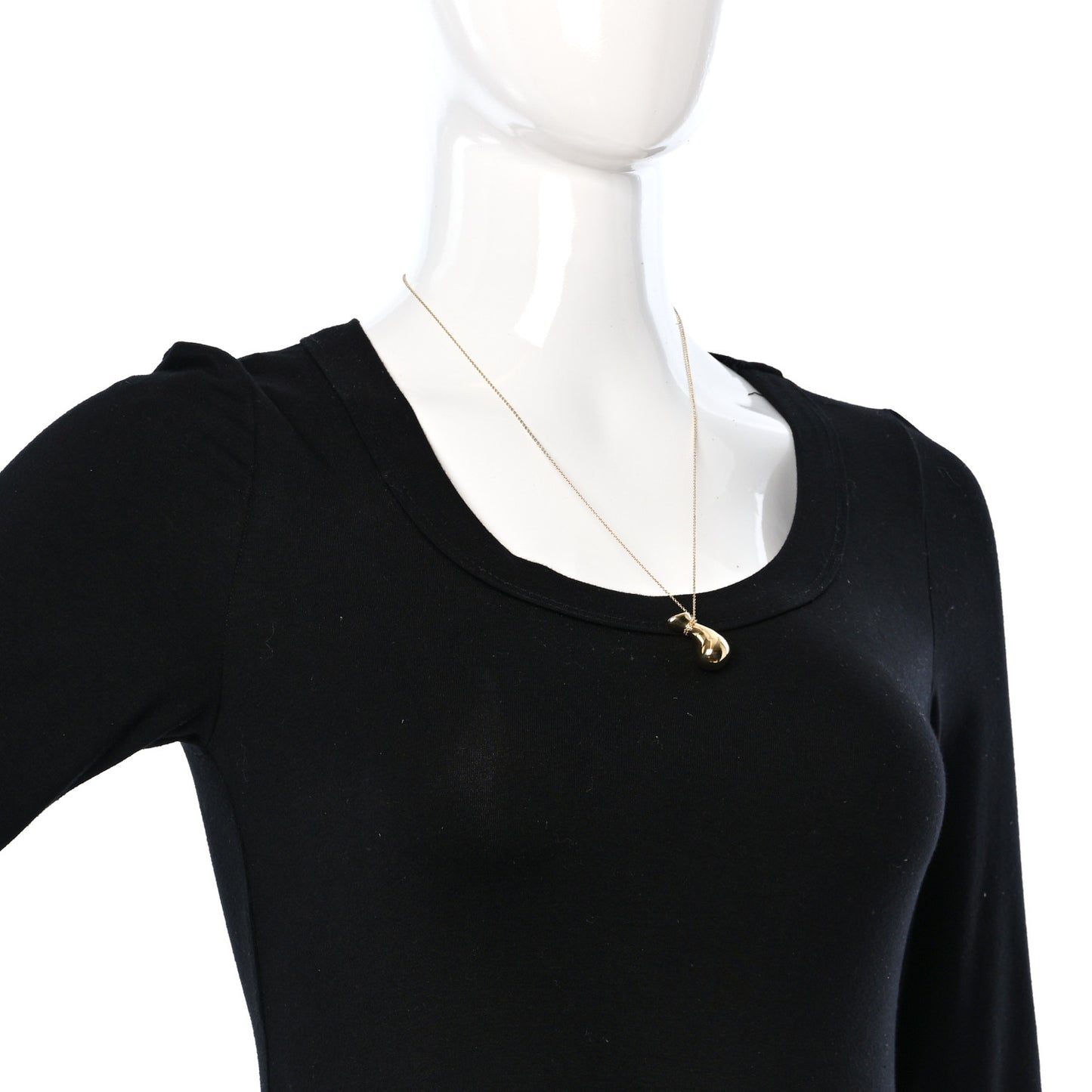 18K Yellow Gold Elsa Peretti Bottle Jug Pendant Necklace