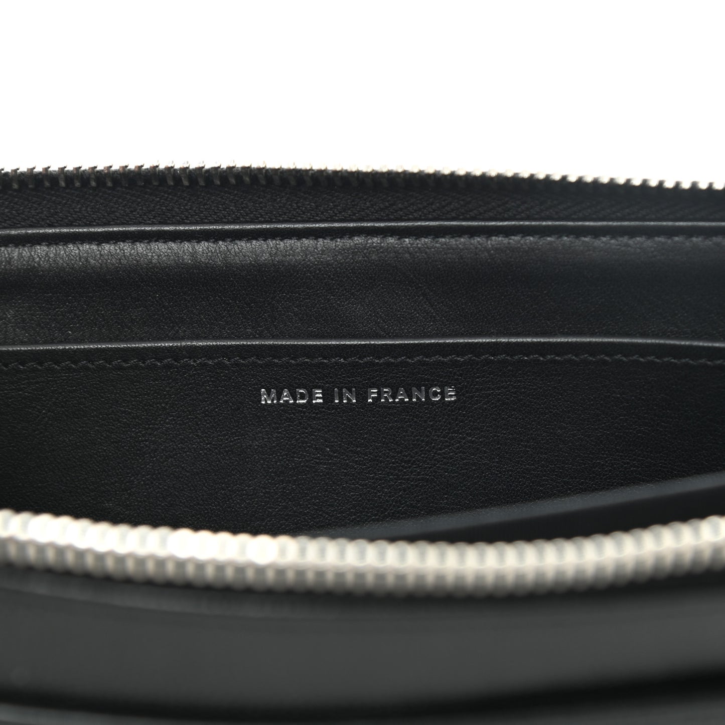 Caviar Sevruga CC Zip Wallet Black