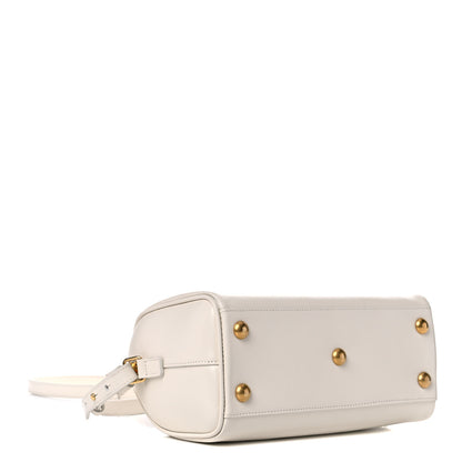 Saint Laurent Calfskin Classic Baby Duffle Porcellana 4 of 16