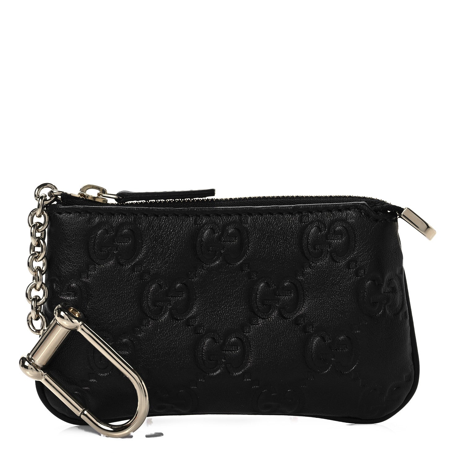 Gucci Guccissima Key Case Black 1 of 8