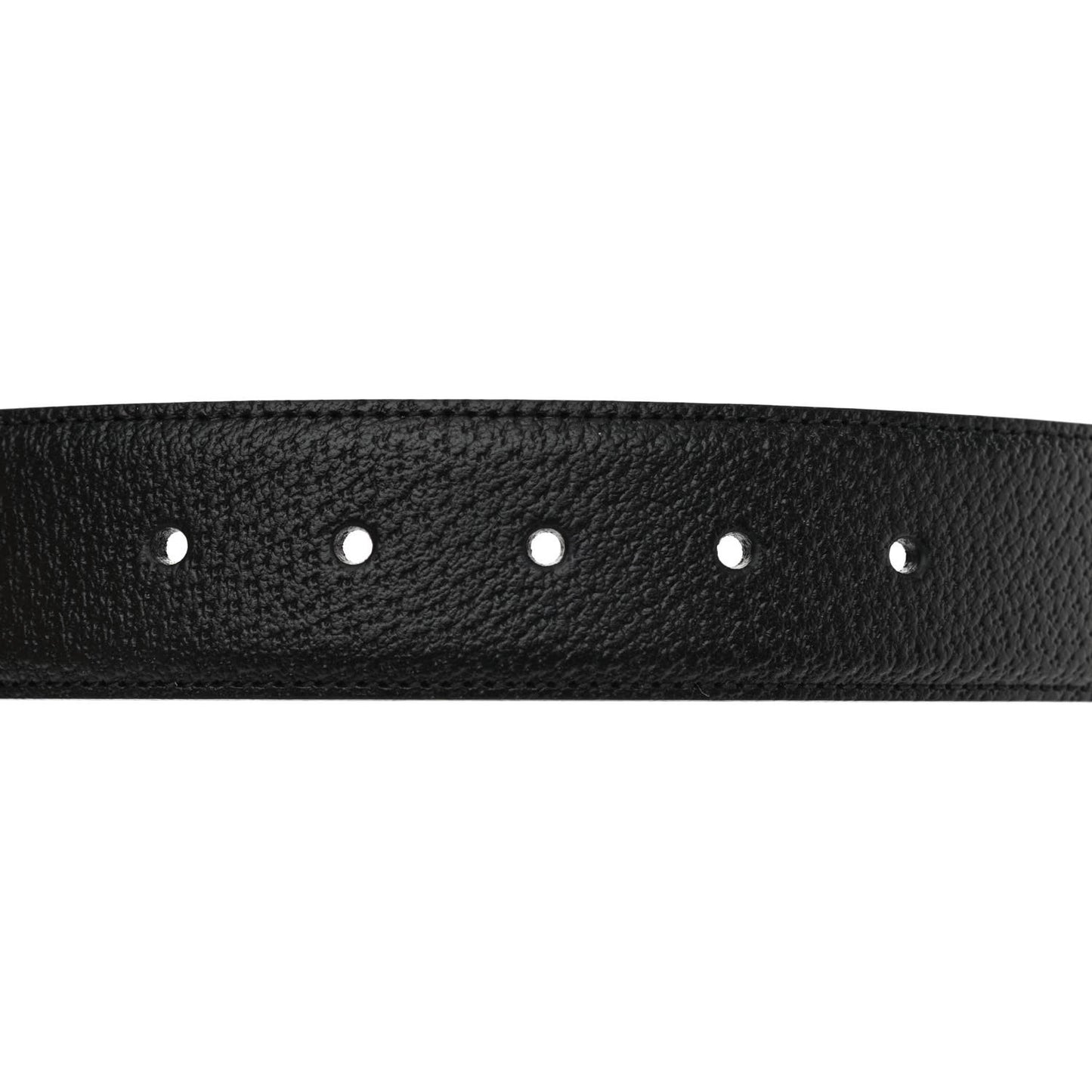 Textured Dollar Calfskin 40mm Belt 95 38 Black