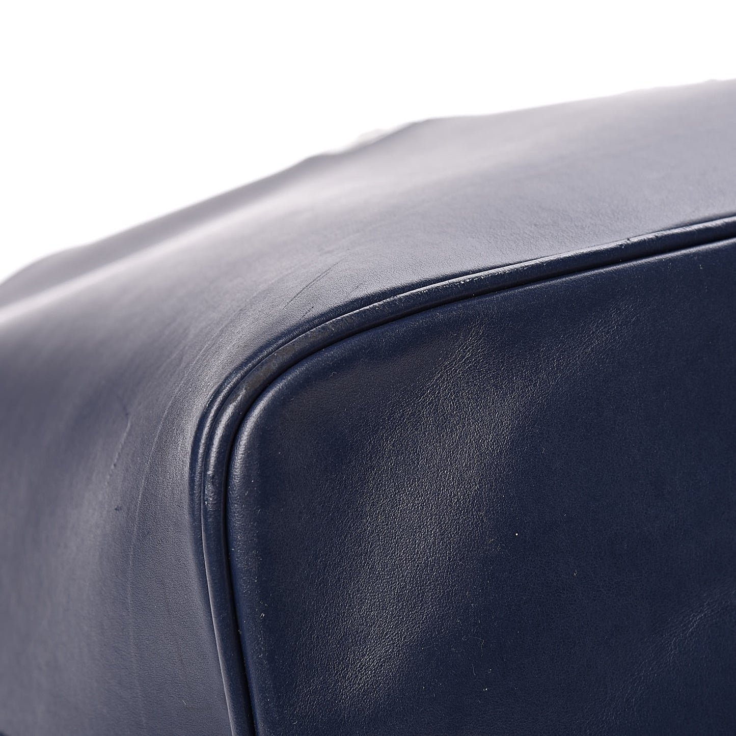 Calfskin Large Antigona Tote Night Blue Silver