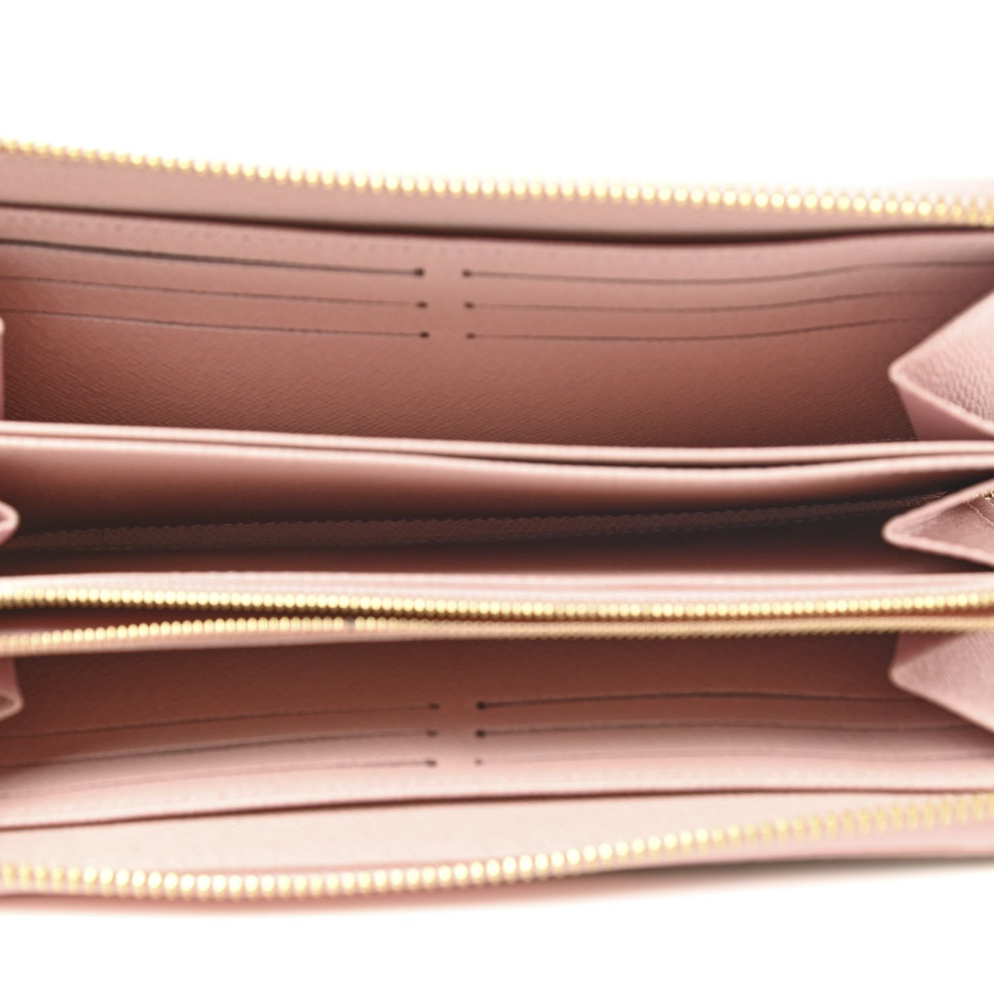 Damier Azur Zippy Wallet Rose Ballerine