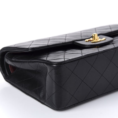 Chanel Lambskin Quilted Small Double Flap Black 7 of 11