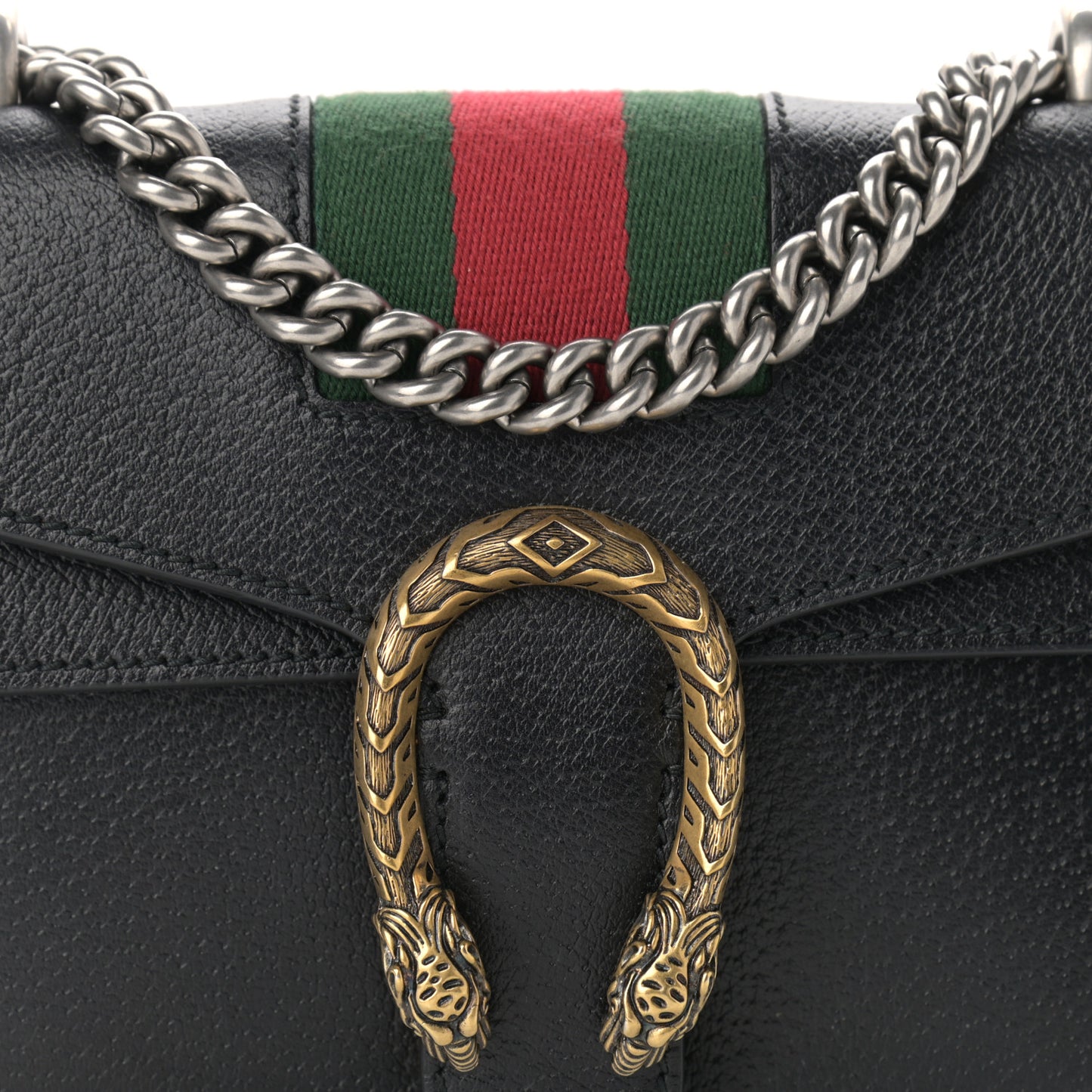 Calfskin Web Mini Dionysus Shoulder Bag Black