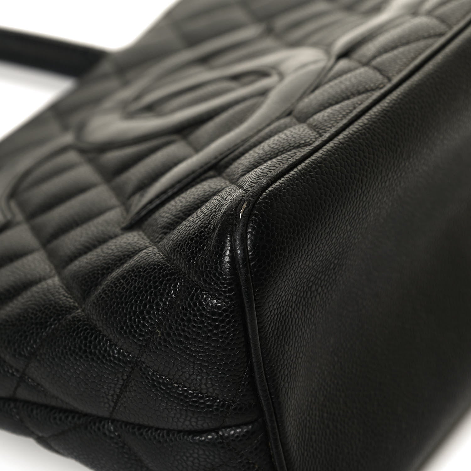 Chanel Caviar Quilted Medallion Tote Black 12 of 17