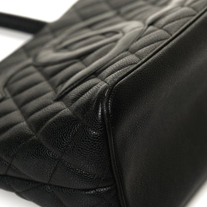 Chanel Caviar Quilted Medallion Tote Black 12 of 17