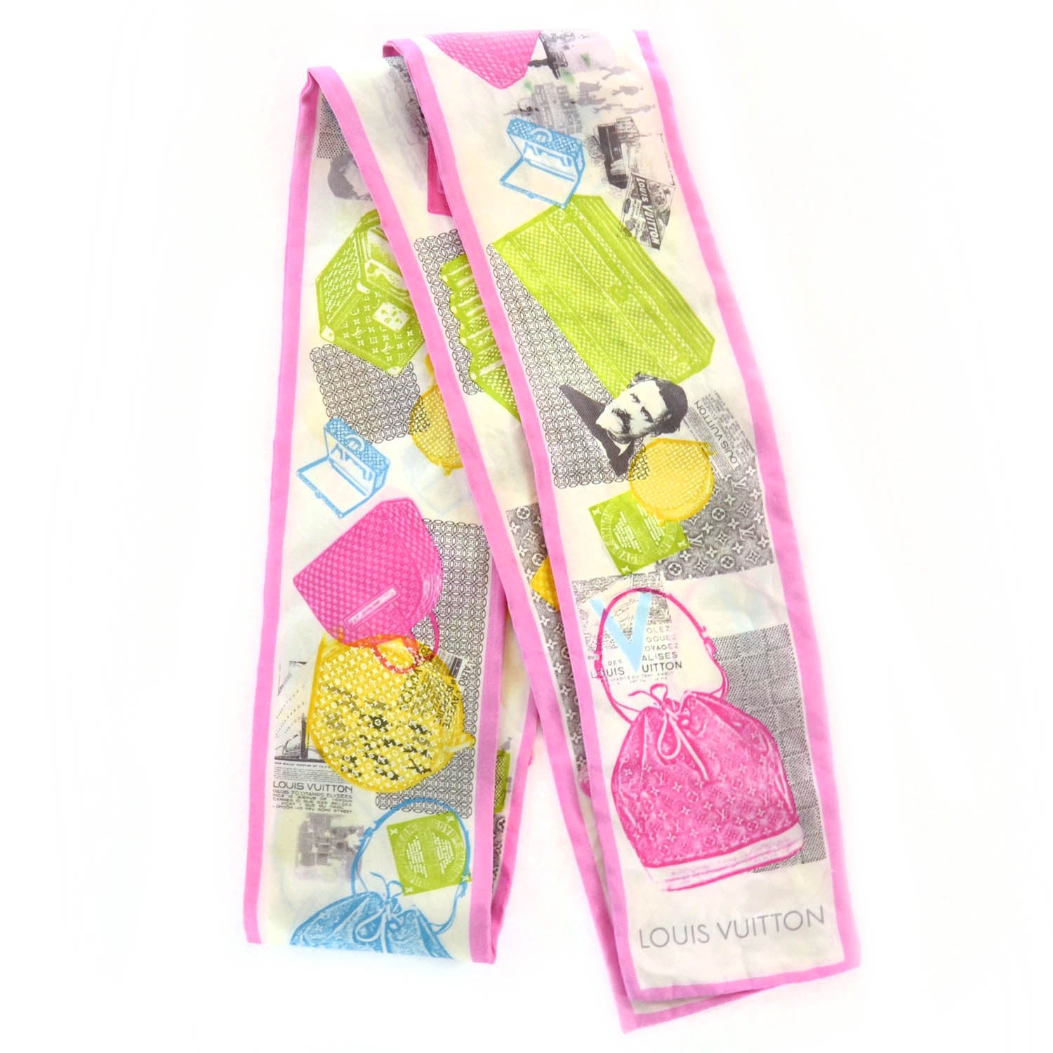 Louis Vuitton Silk Pop Art Travel Bandeau 1 of 4