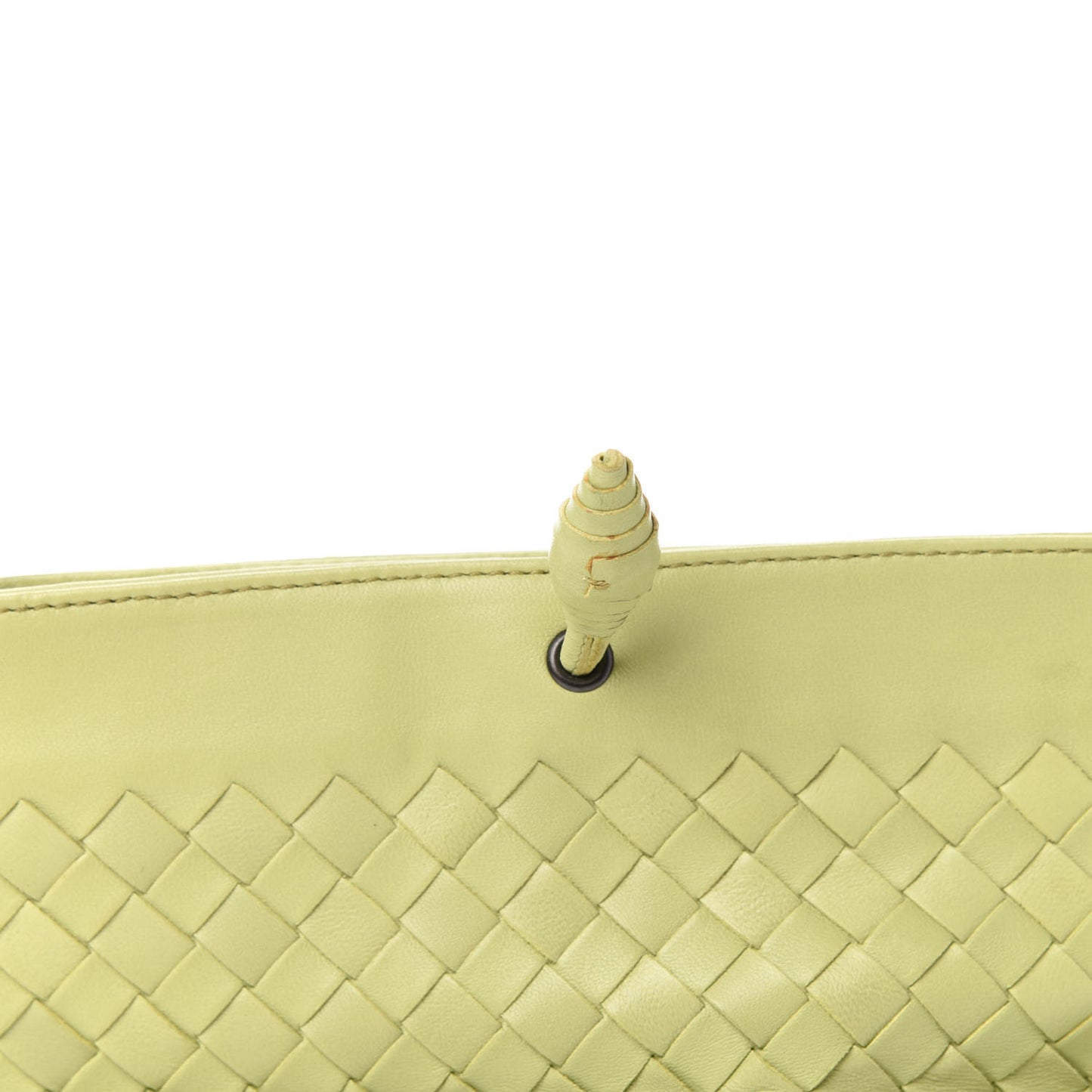 Nappa Intrecciato Mini Shoulder Bag Green