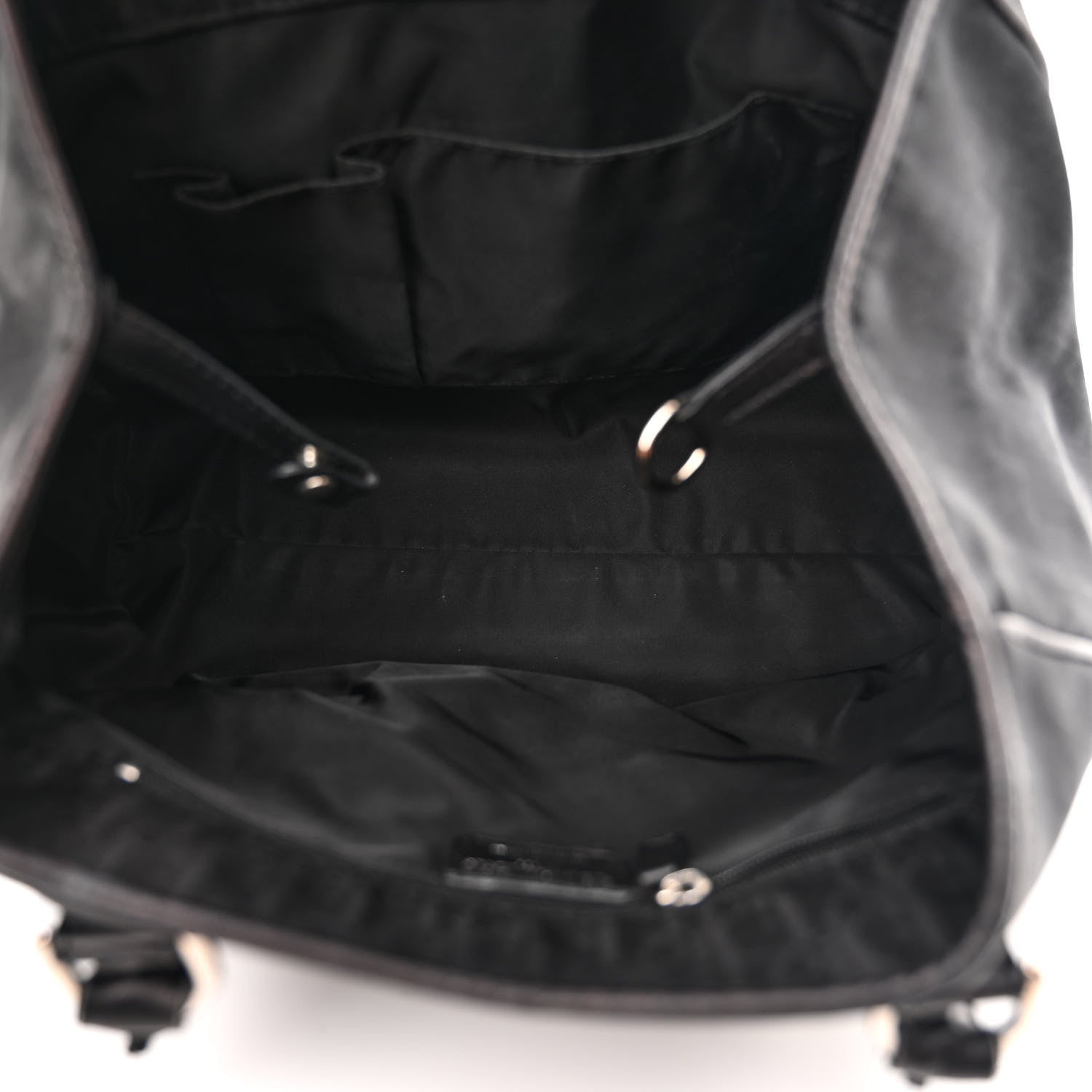 Christian Dior CHRISTIAN DIOR Nylon Monogram Medium Lovely Tote Black 5 of 16