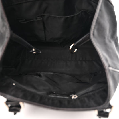 Christian Dior CHRISTIAN DIOR Nylon Monogram Medium Lovely Tote Black 5 of 16