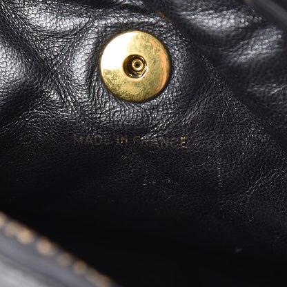 Chanel Lambskin Quilted Drawstring Backpack Black 7 of 12