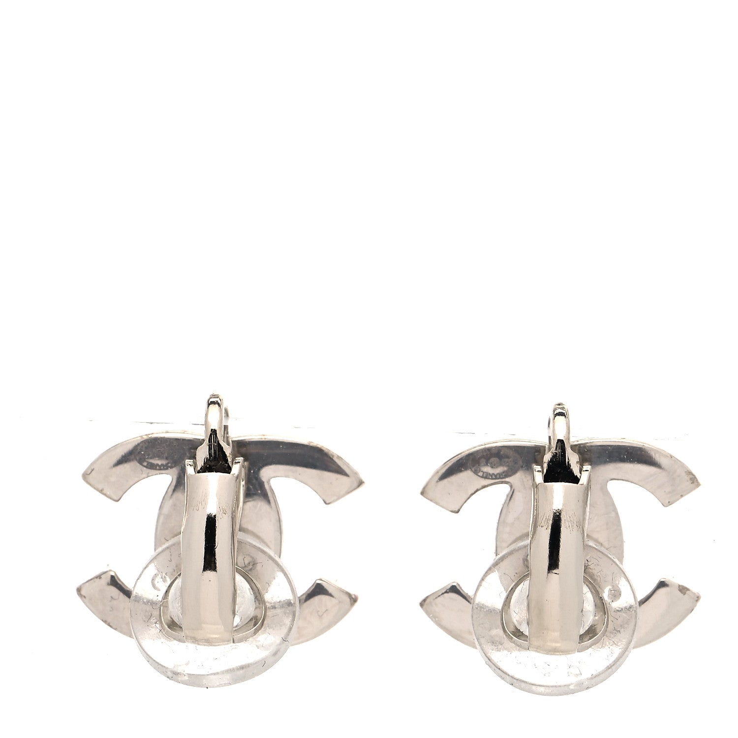 Chanel Metal CC Turnlock Clip On Earrings Gold 3 of 6