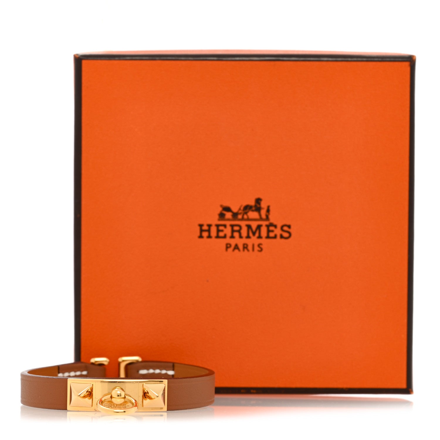 Hermes Swift Rivale Micro Bracelet T2 Gold 6 of 6