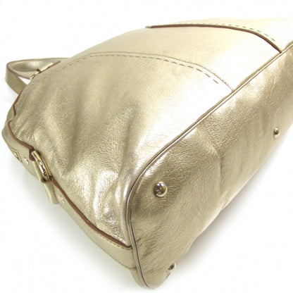 Saint Laurent Leather Oversized Muse Gold 5 of 13