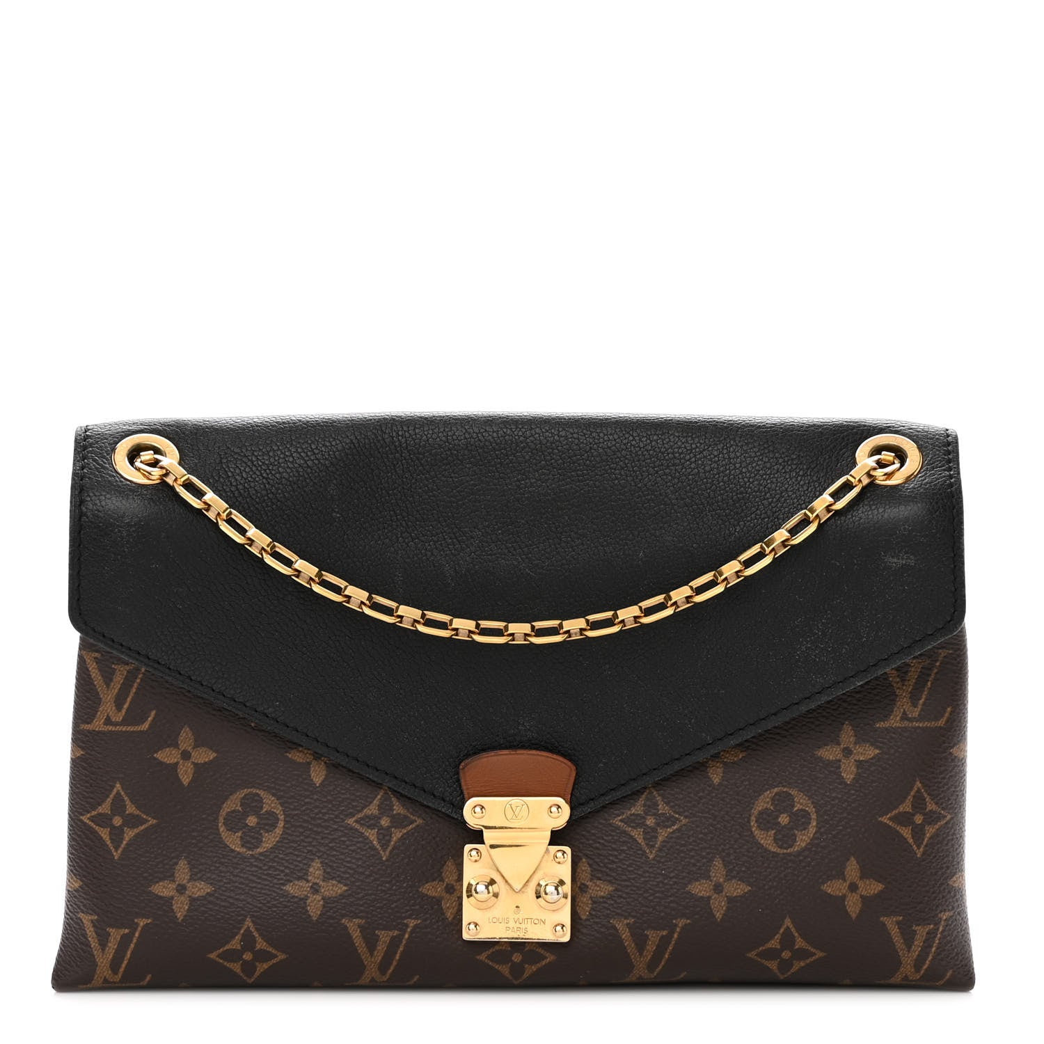 Louis Vuitton Monogram Pallas Chain Black 1 of 11