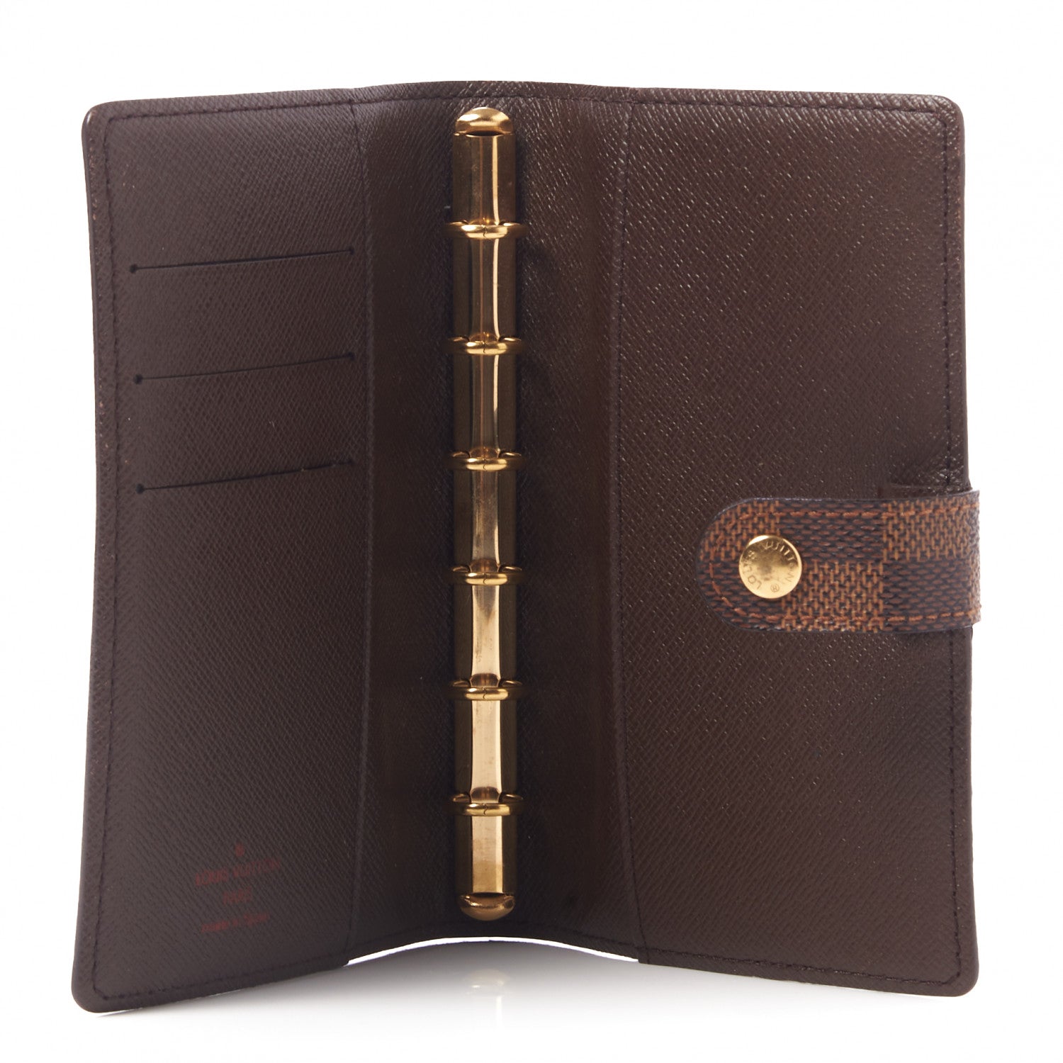Louis Vuitton Damier Ebene Small Ring Agenda Cover 6 of 7