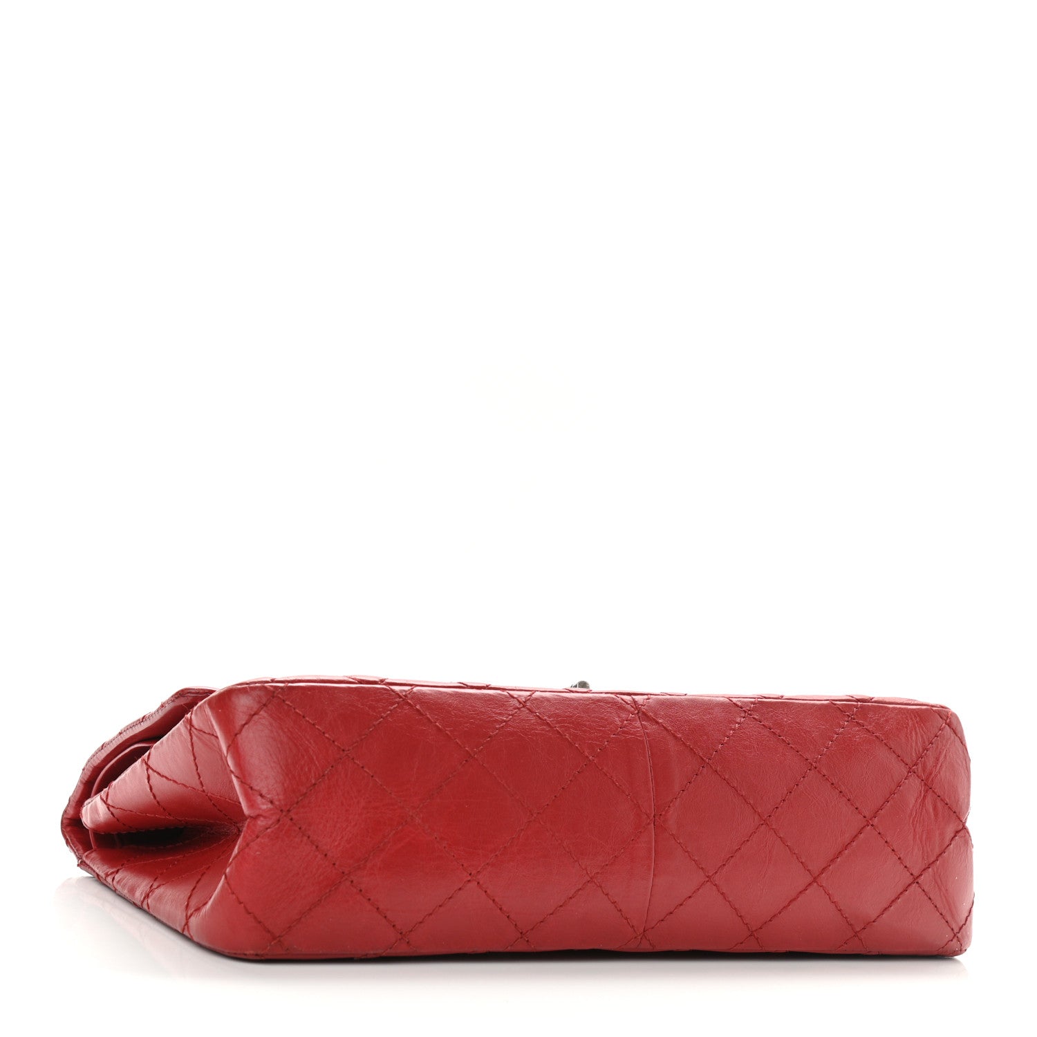 Chanel Aged Calfskin Quilted 2.55 Reissue 226 Flap Red 4 of 12