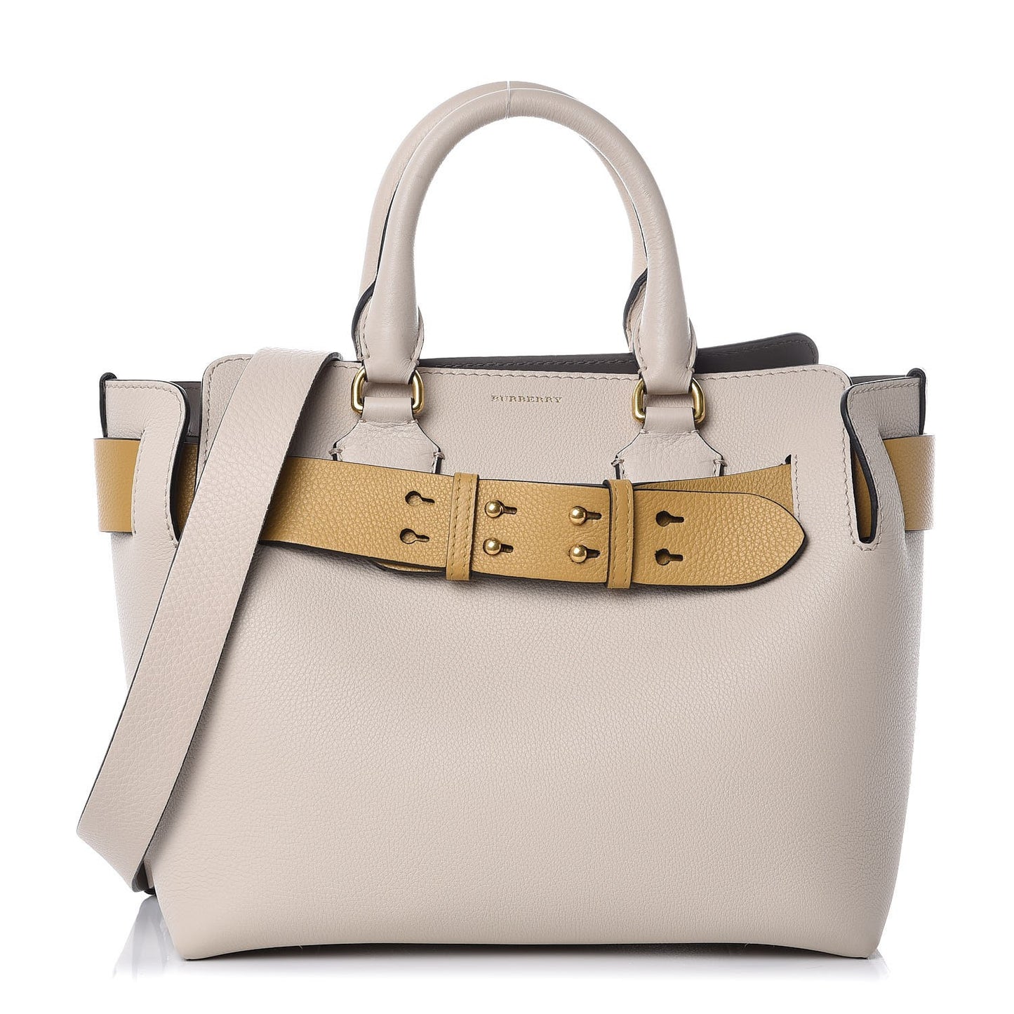 Soft Grain Calfskin Small Belt Bag Limestone Yellow