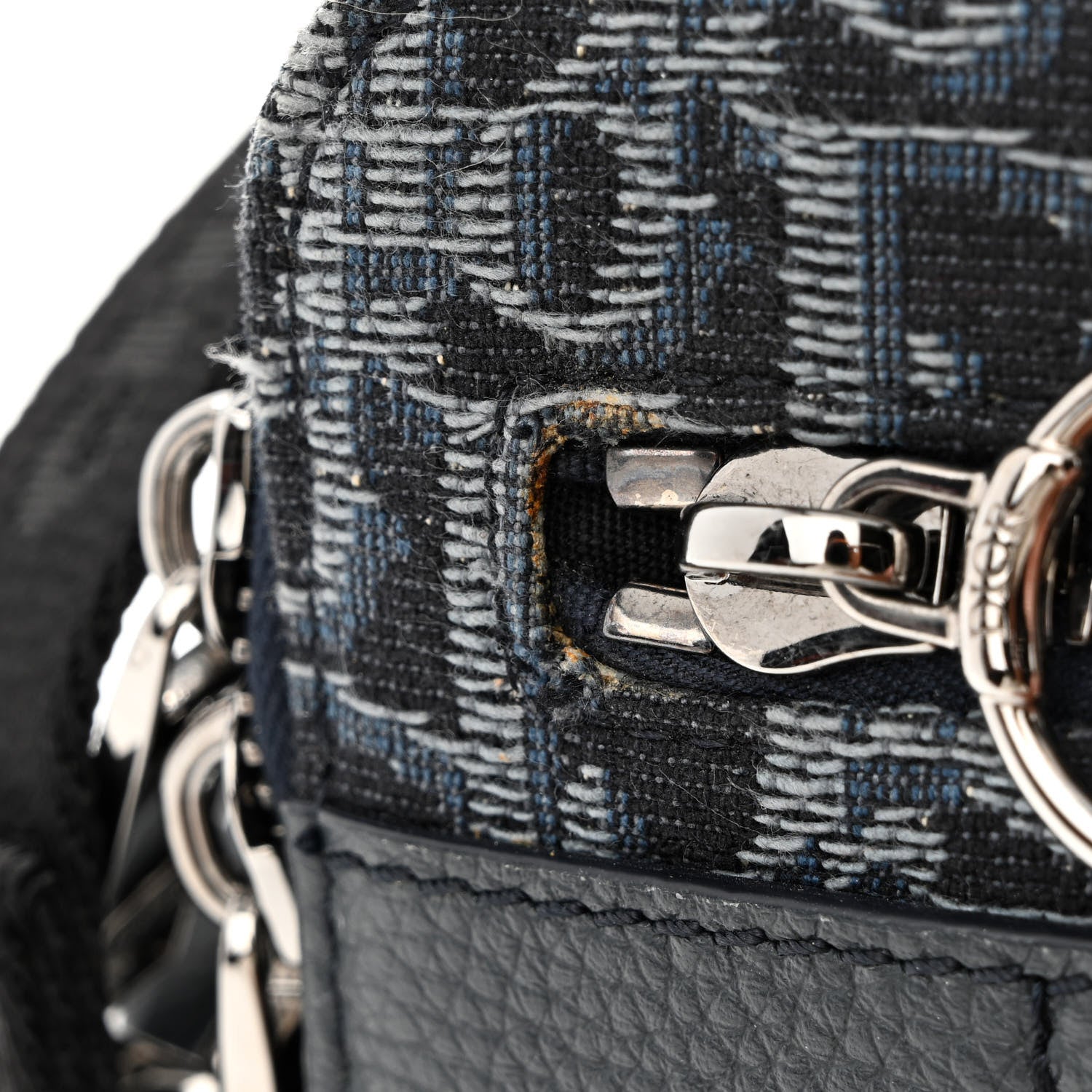 Christian Dior HOMME Oblique Jacquard Safari Messenger Navy Blue 13 of 13